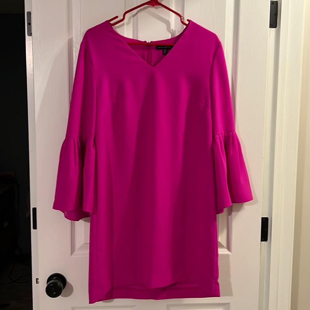 Banana Republic pink dress size 10 petite. Worn once